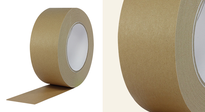 Applications for Pro® 183 Kraft Paper Tape include carton sealing and picture framing