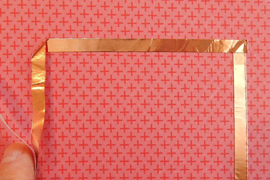 Create the circuit path with your Pro® 882L Copper Tape