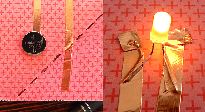 Pro 882L Copper Tape can be used for a simple STEAM LED project