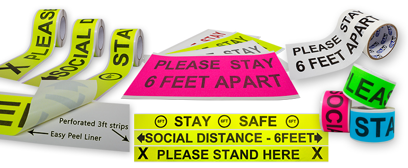 Pro Gaff® Signs as Printed Strips and Printed Sheets, plus Printed Pro® 4000
