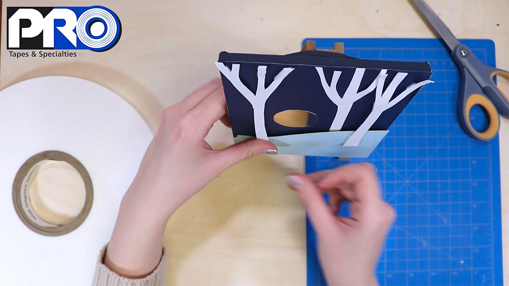 Make the third tree and attach it with... You guessed it! Our favorite Pro® 3016 foam tape.
