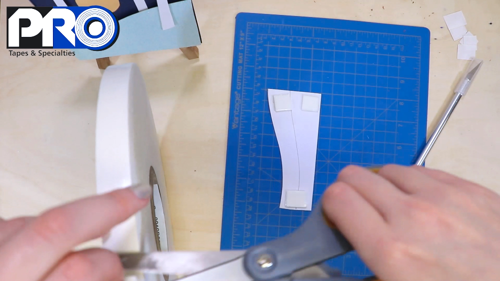 Time to attach our final 3D paper layer of snow.
