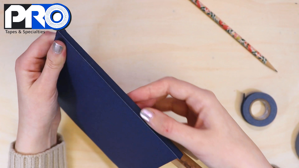 Optional - trim the edges using the dark blue roll from Pro® Pocket Spike Stack Dark
