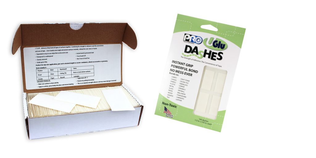 UGlu is an ideal double sided tape for assembling POP Displays